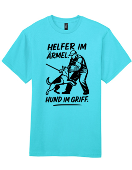 Unisex T-Shirt mit "Helfer im Ärmel"
